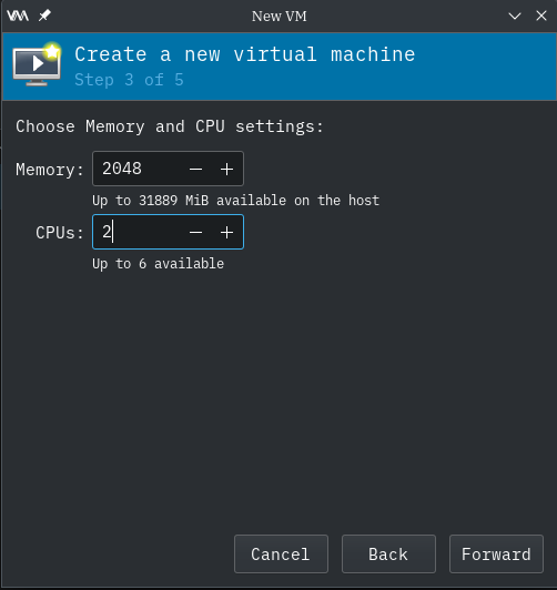 Step 3 - Create Virtual Machine